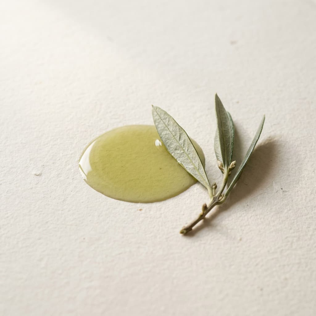 Olive Fruit Oil macro photograph